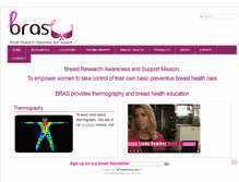Tablet Screenshot of breastresearchawareness.com